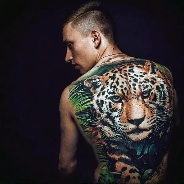 mens-full-back-realistic-cheetah-tattoo-design-ideas