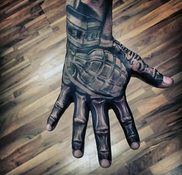 mens-grenade-tattoos-on-hand
