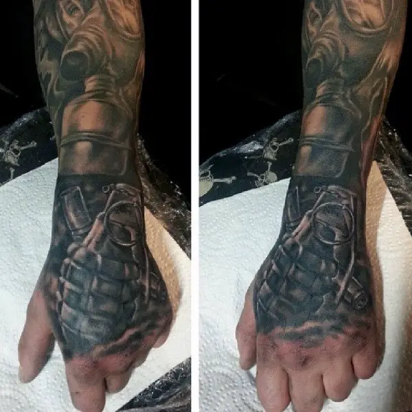 mens-grenade-wrist-tattoo-designs