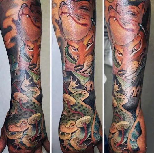 nine tail fox sleeve tattooHledání TikTok