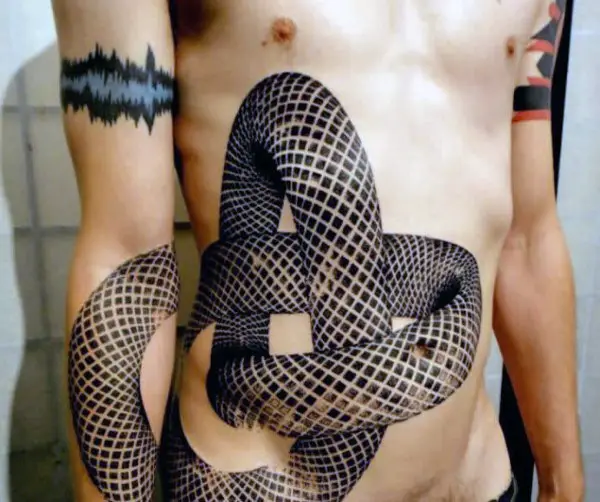 snake-optical-illusion-mens-rib-cage-side-tattoo