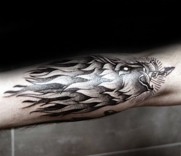 amazing-mens-forearm-boar-tattoo-designs