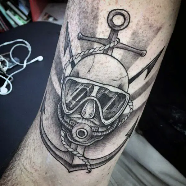 anchor-with-diver-mask-forearm-tattoo-design-on-man