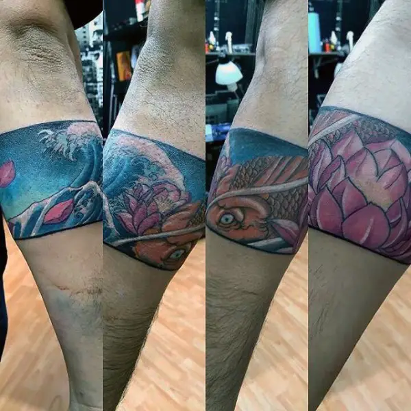 armband-lotus-flower-mens-tattoos
