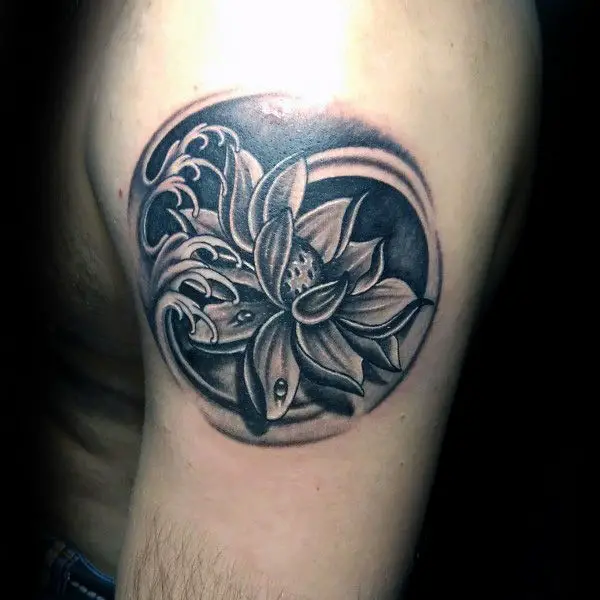 lotus flower tattoos for men