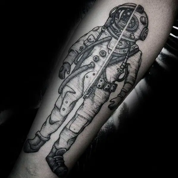 Scuba Diving TRex by Scott Olive TattooNOW