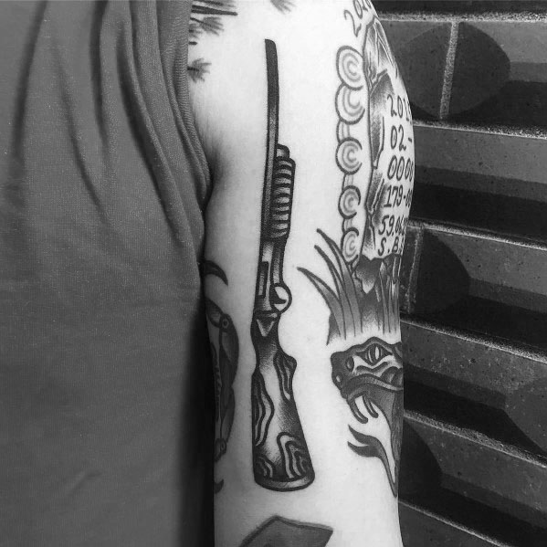 manly-shotgun-tattoos-for-males