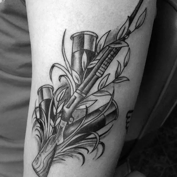 mens-shotgun-shells-retro-traditional-arm-tattoo
