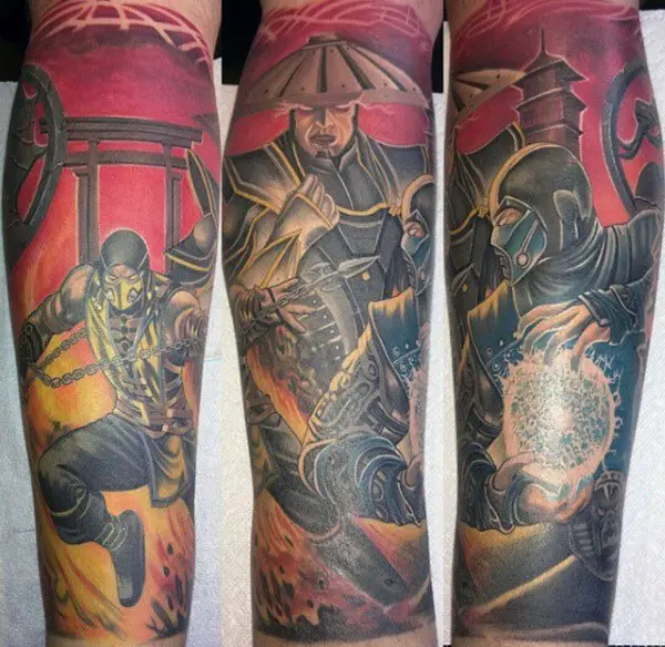 Got a new tattoo today Just thought Id show you guys Im really happy  with how it turned out  rMortalKombat