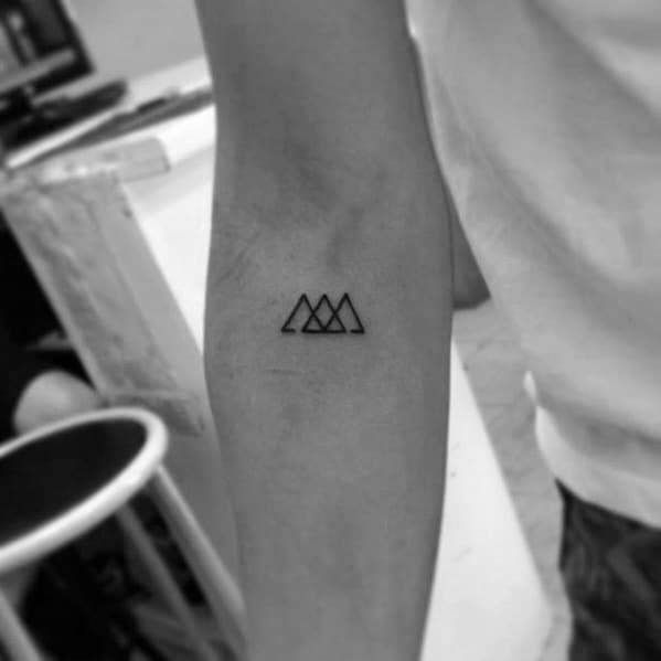 three-triangles-mens-small-simple-forearm-tattoo-designs