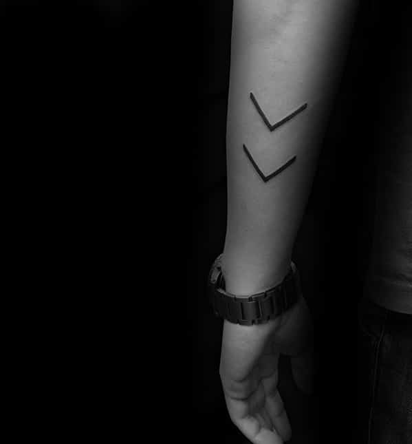 two-arrows-on-outer-forearm-guys-simple-tattoo-ideas