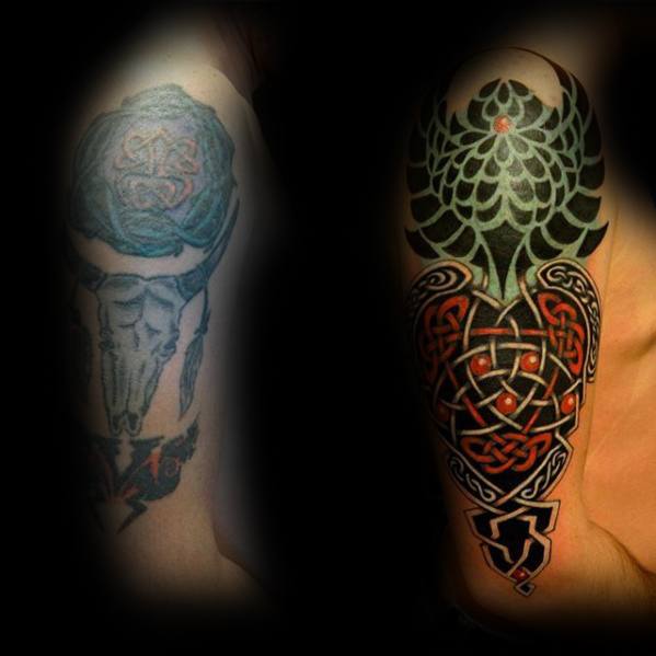 celtic-knot-heart-guys-arm-tattoo-cover-up-ideas