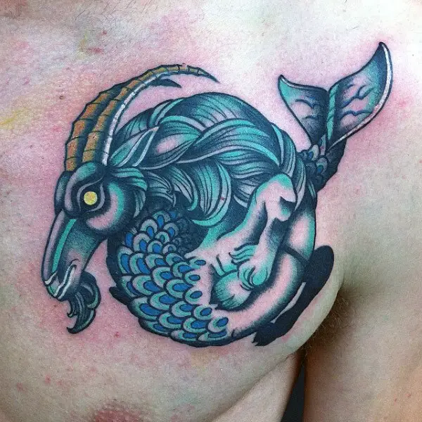 cool-capricorn-mens-sea-goat-upper-chest-tattoos