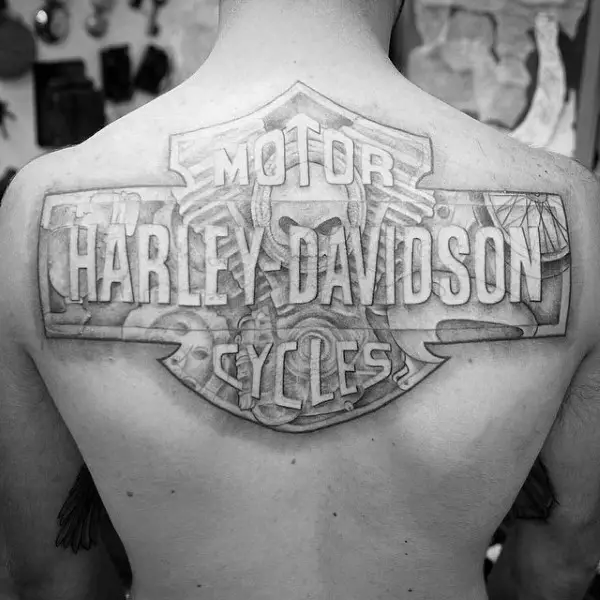 mens-upper-back-logo-harley-davidson-tattoos-men