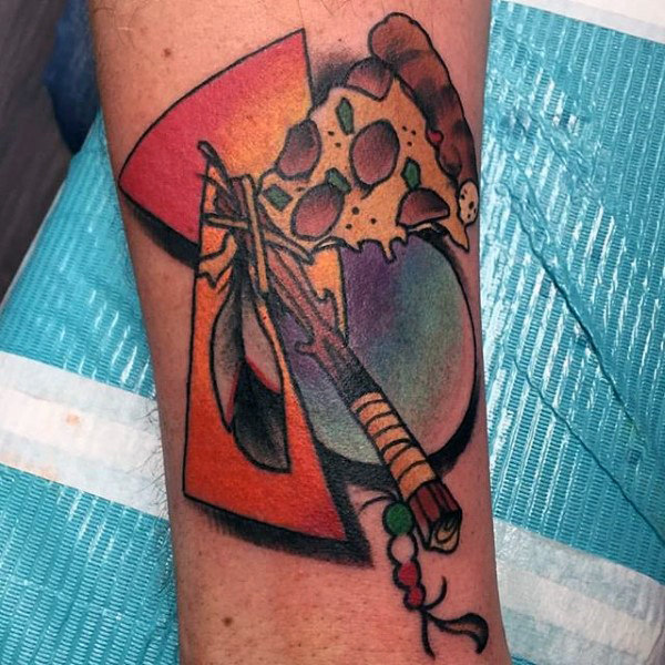 pizza-tomahawk-tattoo-abstract-triangles-for-men