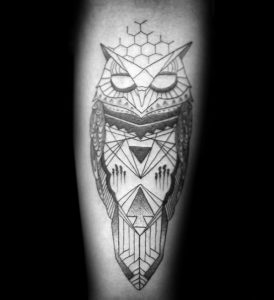 Top 30 Geometric Owl Tattoos For Men