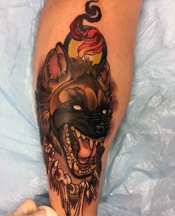 male-hyena-tattoo