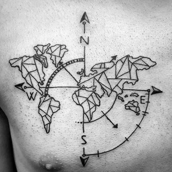 male-with-chest-geometric-simple-compass-tattoos