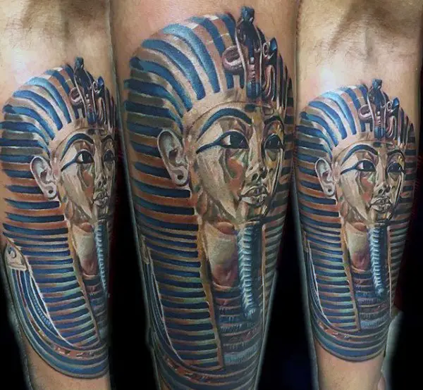 mens-inner-forearm-cool-king-tut-tattoos