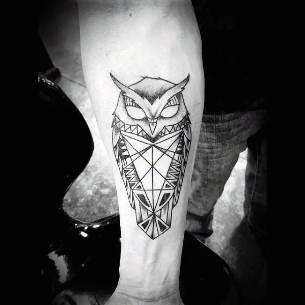 mens-sick-geometric-owl-inner-forearm-tattoos