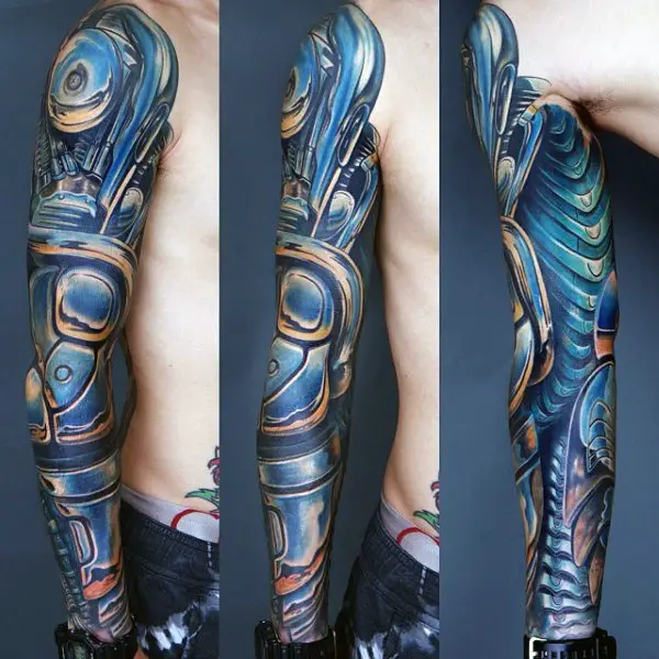motorcycle-rider-tattoo-sleeves-for-men