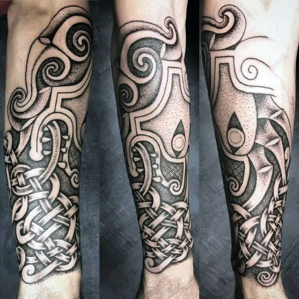 artistic-male-celtic-wolf-tattoo-ideas