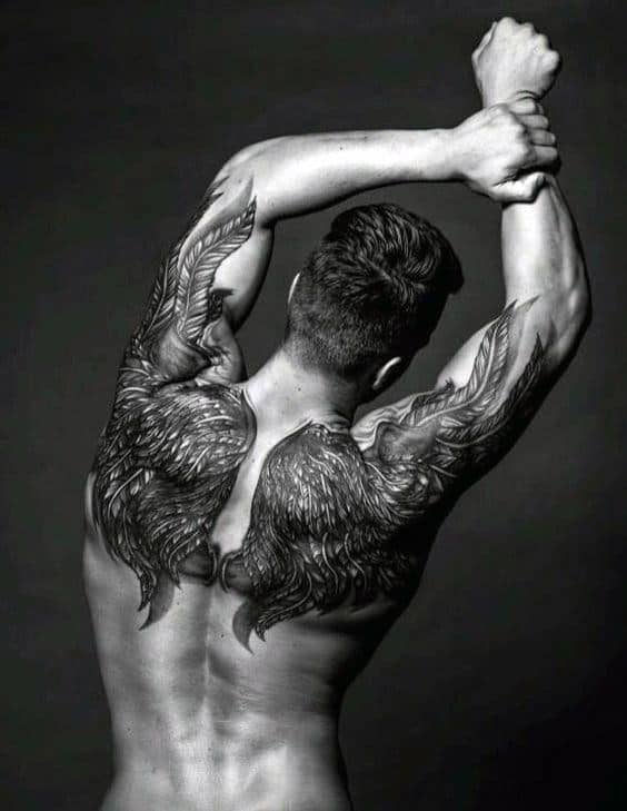 amazing-mens-wings-upper-back-tattoos