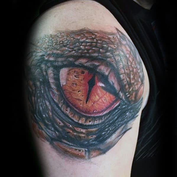 dragon-eye-3d-mens-shoulder-tattoo