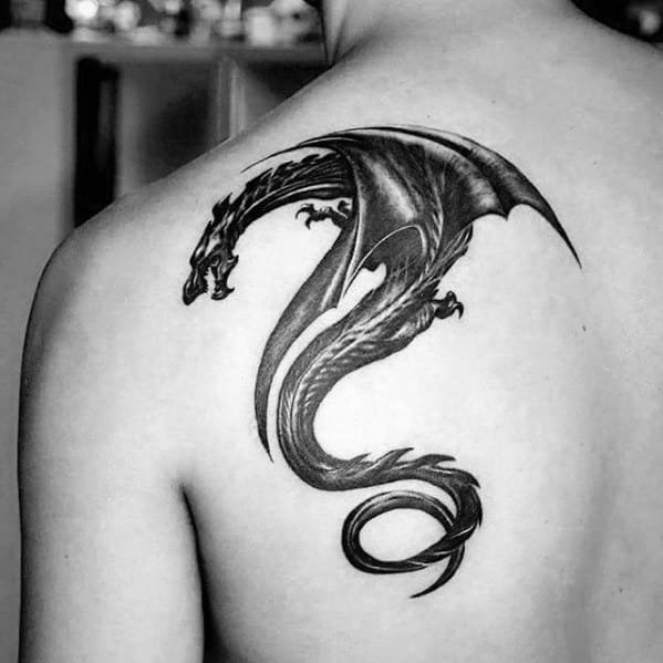flying-dragon-male-back-of-shoulder-tattoo-designs