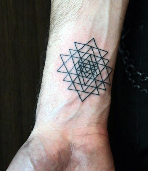 geometric-men-wrist-tattoo