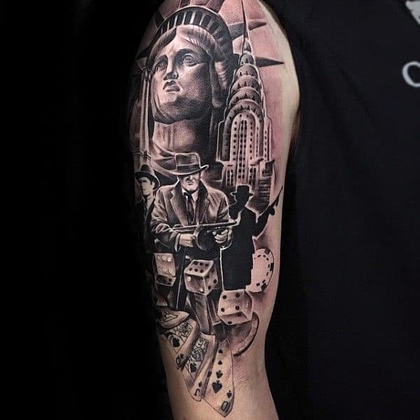 New York sleeve  chagotattoos