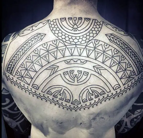 pattern-tribal-mens-upper-back-tattoo-designs