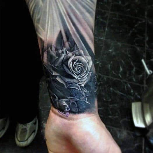 rose-flower-male-wrist-tattoos