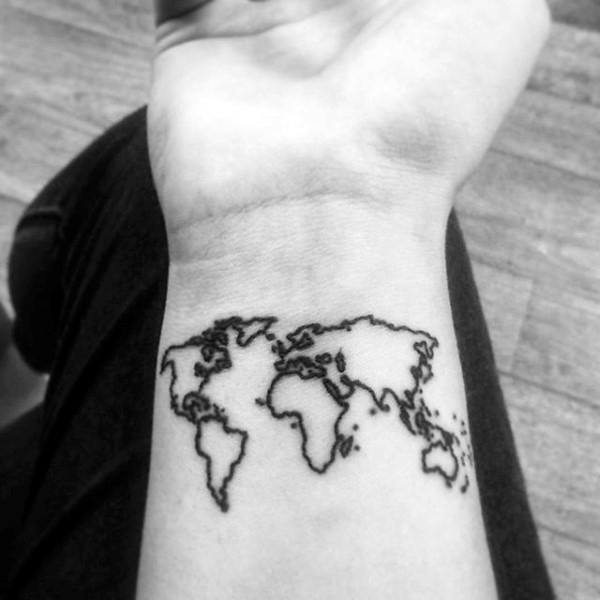 world-map-men-wrist-tattoos