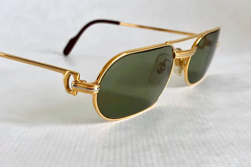 Cartier Paris 18K Gold Sunglasses