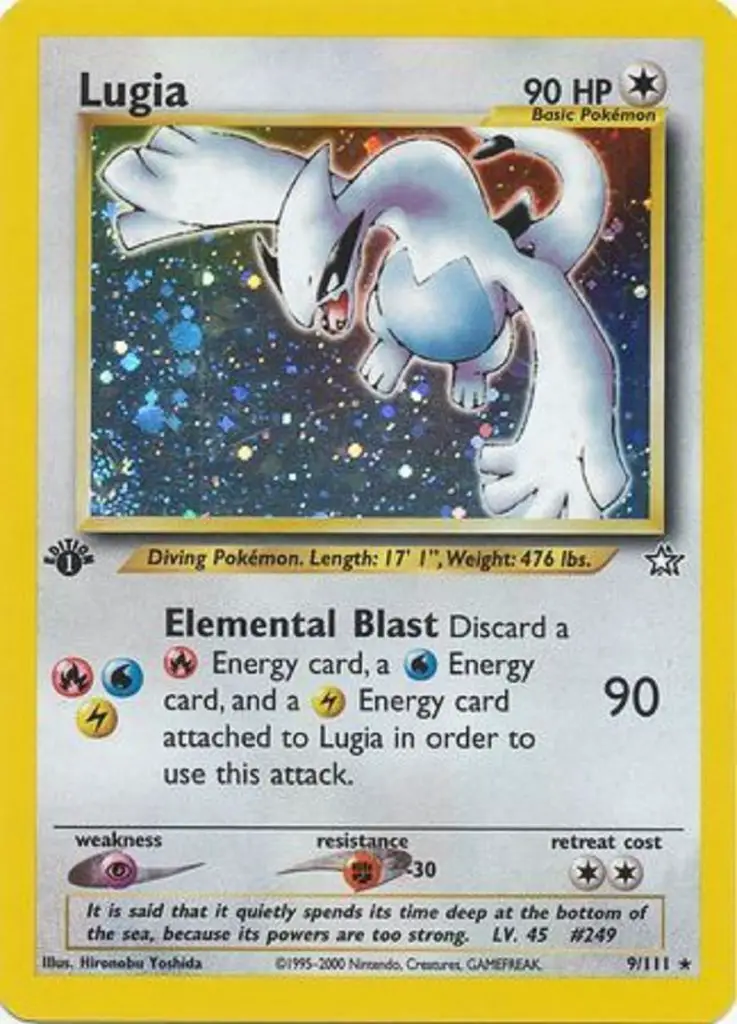 Lugia 1st Edition - 2000