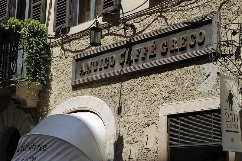 The Antico Caffè Greco