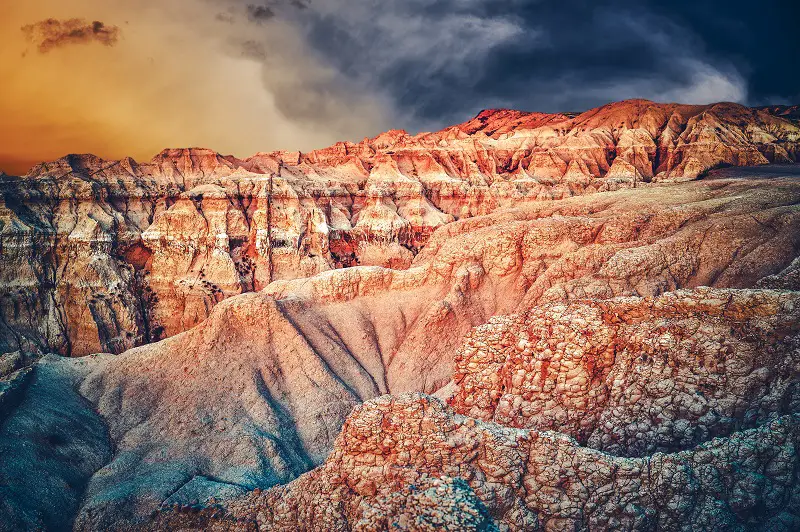 Badlands Scenery South Dakota