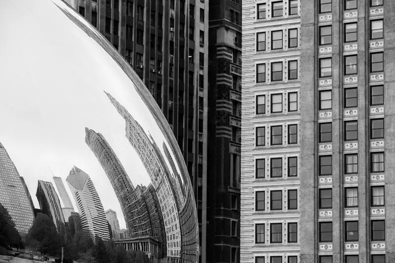 Cloud Gate The Bean in Chicago USA