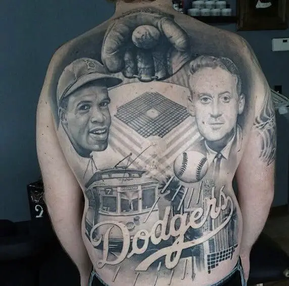 dodgers-mens-baseball-tattoo-design-inspiration