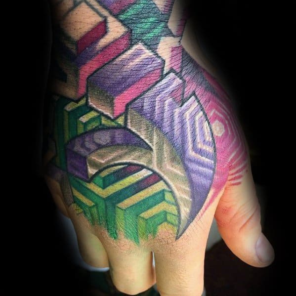 geometric-3d-colorful-hand-guys-tattoos