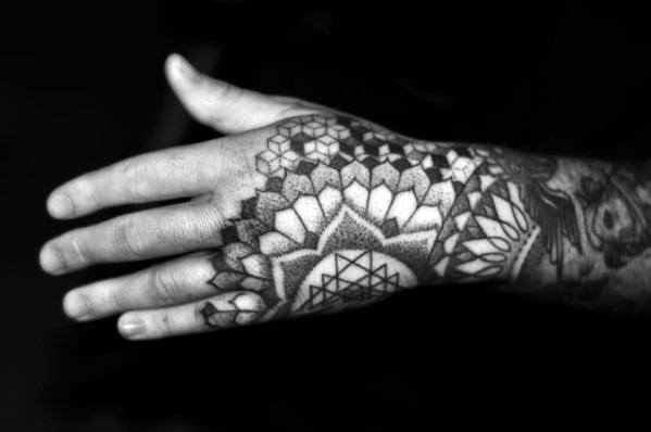 Top 30 Geometric Hand Tattoos For Men