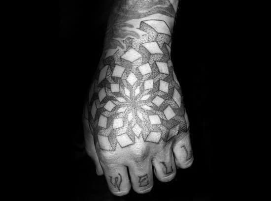 guys-3d-floral-shapes-geometric-hand-tattoos