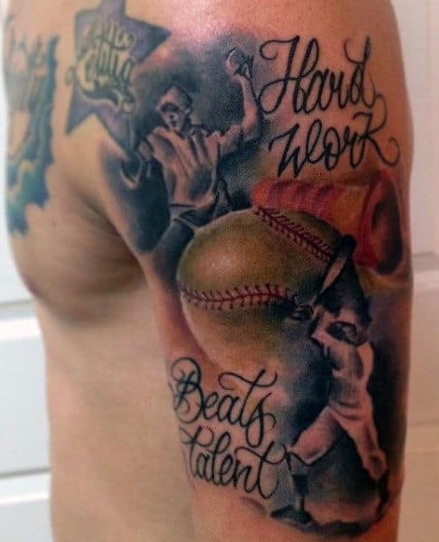 baseball inspired tattoo sleeve men｜TikTok Search