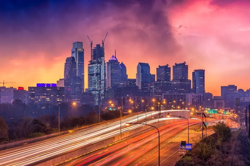 Philadelphia, Pennsylvania Skyline