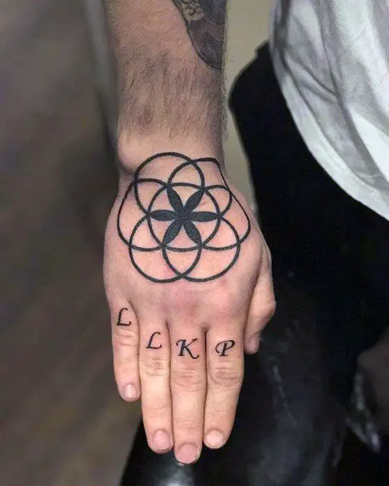 remarkable-geometric-flower-of-life-sacred-geometry-hand-tattoos-for-males