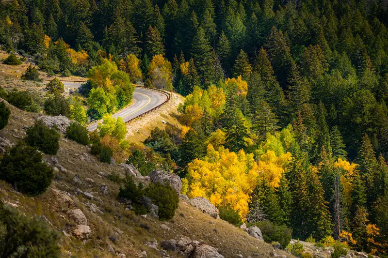 Route 16 Wyoming near Thermopolis