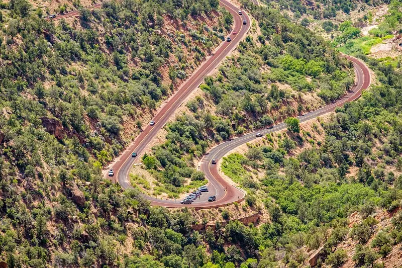 Scenic highway in Utah