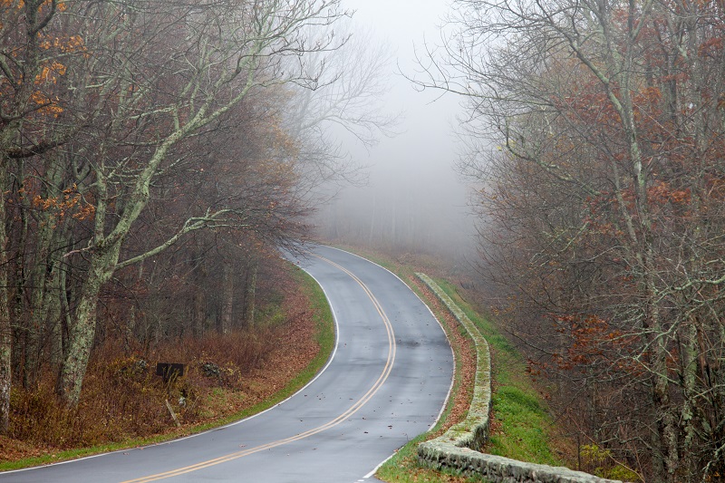 Skyland Drive Blue Ridge Shenandoah NP Virginia US
