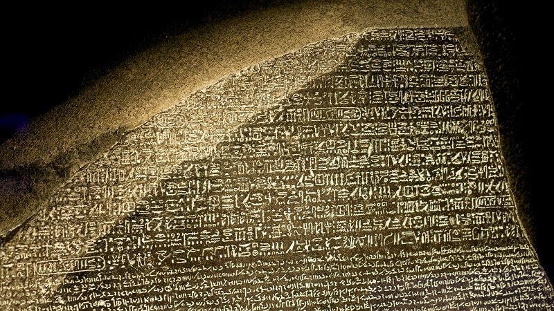 Ancient Rosetta Stone
